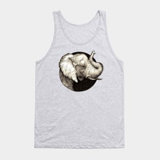 Elephant - Trunk Up, Good Luck! Tank Top